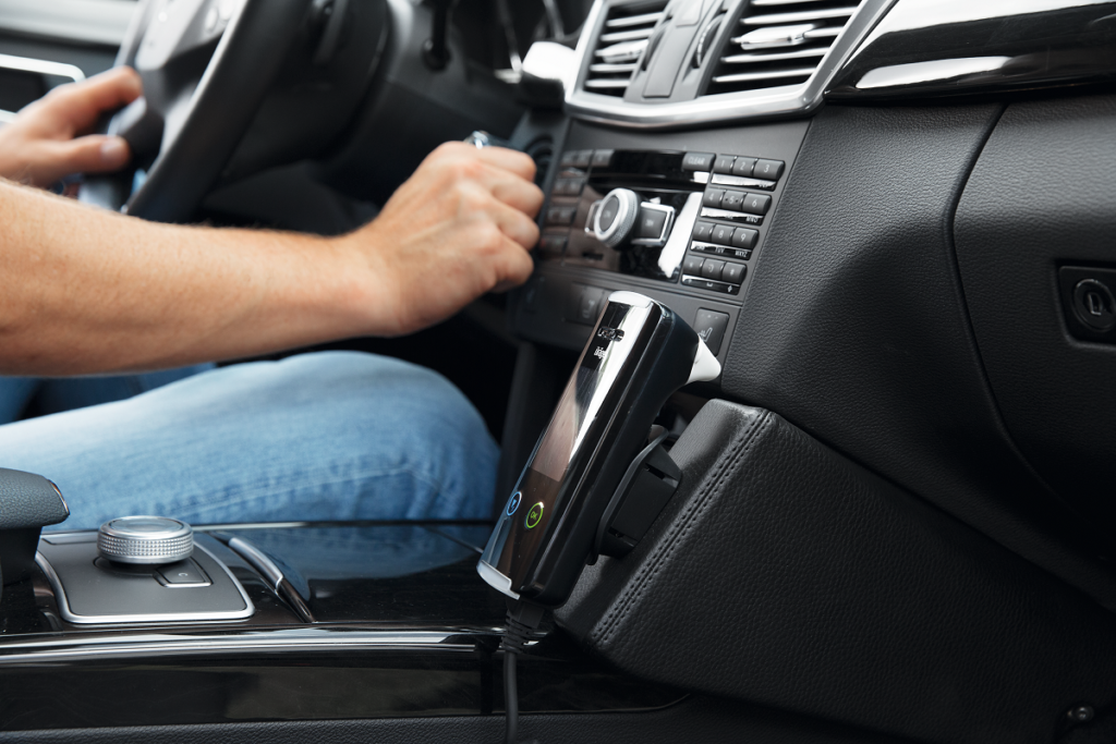 Ignition interlock device powering up